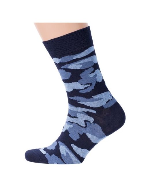 Брестские носки БЧК рис. 049 темно-синие размер 27 42-43