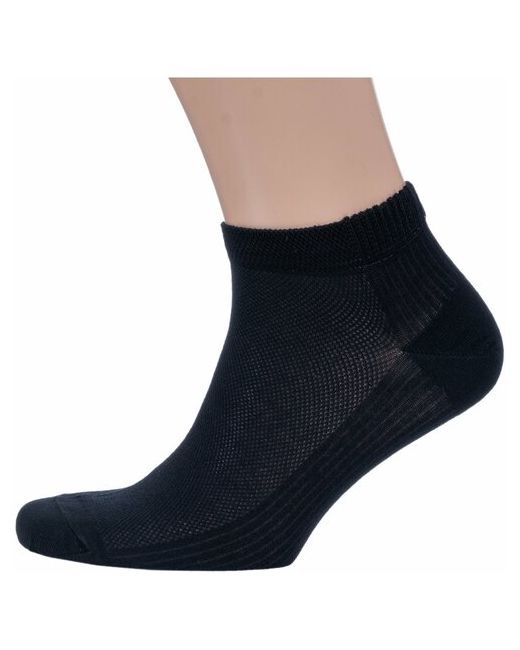 Grinston короткие носки из микромодала socks PINGONS черные размер 29