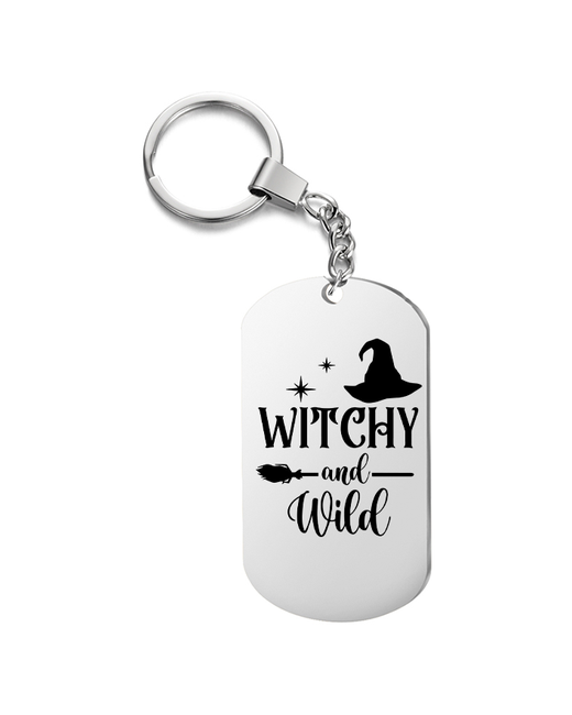 irevive Брелок для ключей Witchy and wild с гравировкой подарочный жетон на сумку ключи в подарок