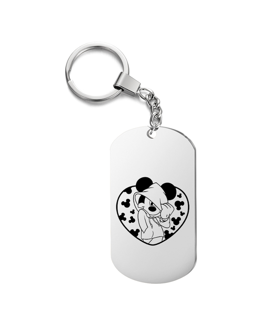irevive Брелок для ключей микки с гравировкой подарочный жетон на сумку ключи в подарок