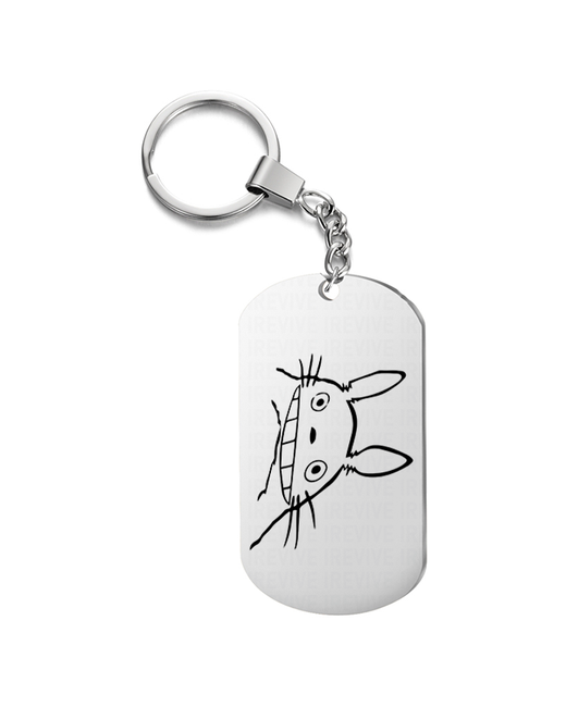 UEGrafic Брелок с гравировкой аниме подарочный жетон на сумку ключи в подарок