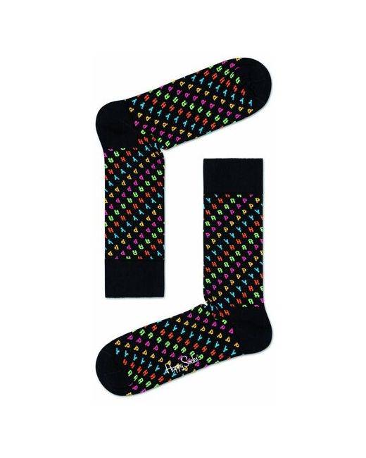 Happy Socks Носки унисекс Happy Sock с цветными надписями 25