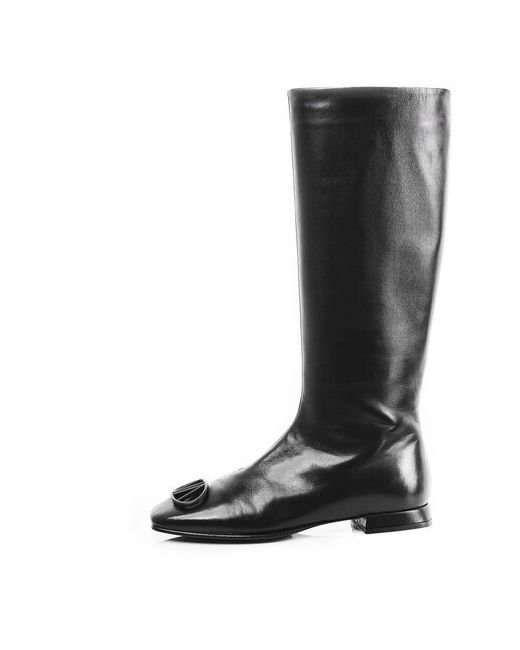 Vittorio Virgili Сапоги кожаные с декоративной пряжкой RU 35.5 EU 36
