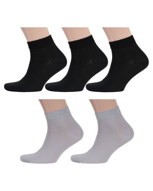 RuSocks Комплект из 5 пар мужских носков Орудьевский трикотаж микс 11 размер 27-29 42-45