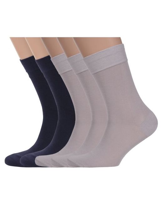 Lorenzline Комплект из 5 пар мужских носков микс 6 размер 25 39-40