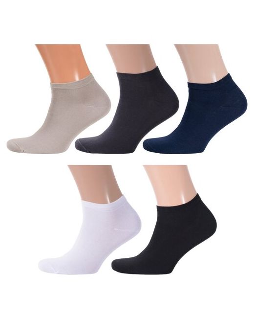 RuSocks Комплект из 5 пар мужских носков Орудьевский трикотаж микс 2 размер