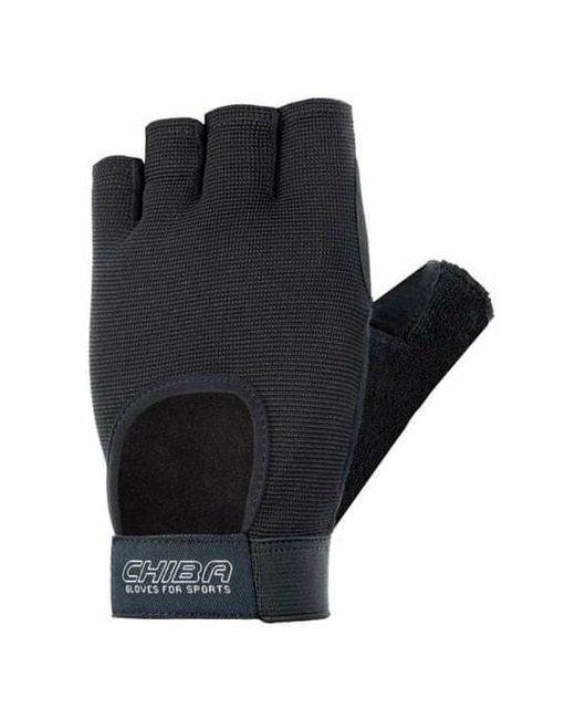 Chiba Спортивные перчатки Fit унисекс черные 40416 размер S