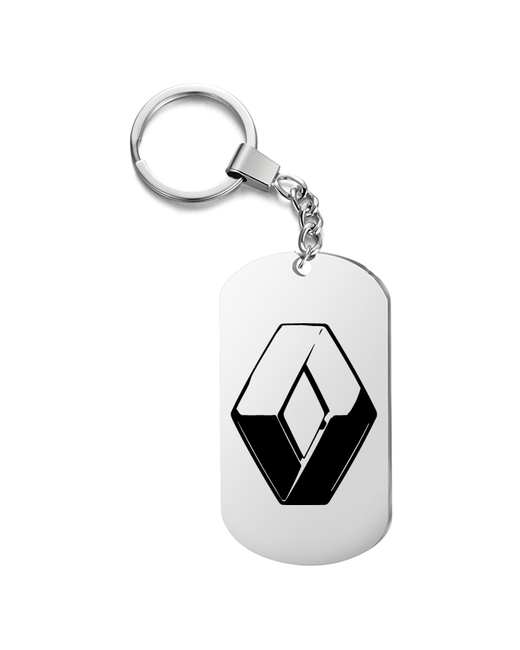 irevive Брелок для ключей Renault гравировкой подарочный жетон на сумку ключи в подарок