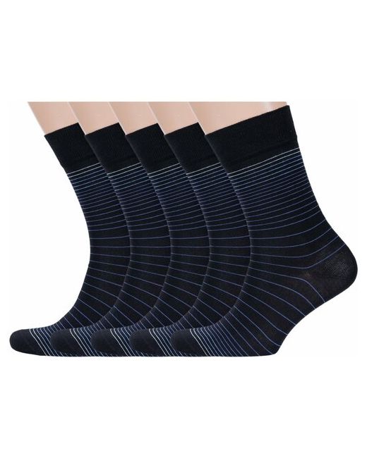 RuSocks Комплект из 5 пар мужских носков Орудьевский трикотаж рис. 03 размер 25 38-40