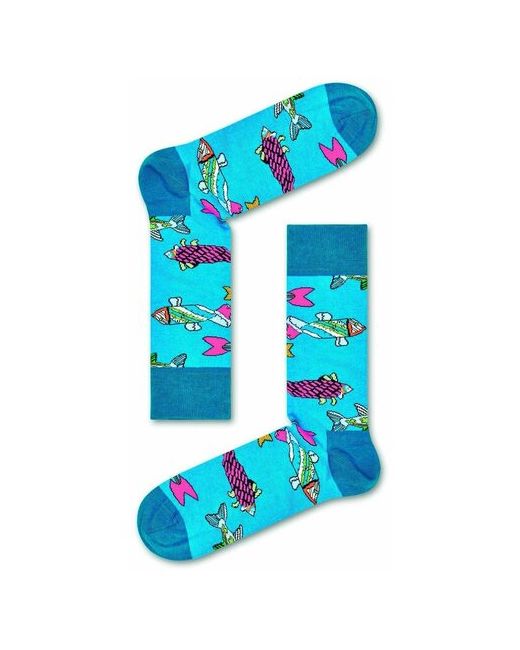 Happy Socks носки унисекс Beatles Sock с рыбками Чулки и колготки 25