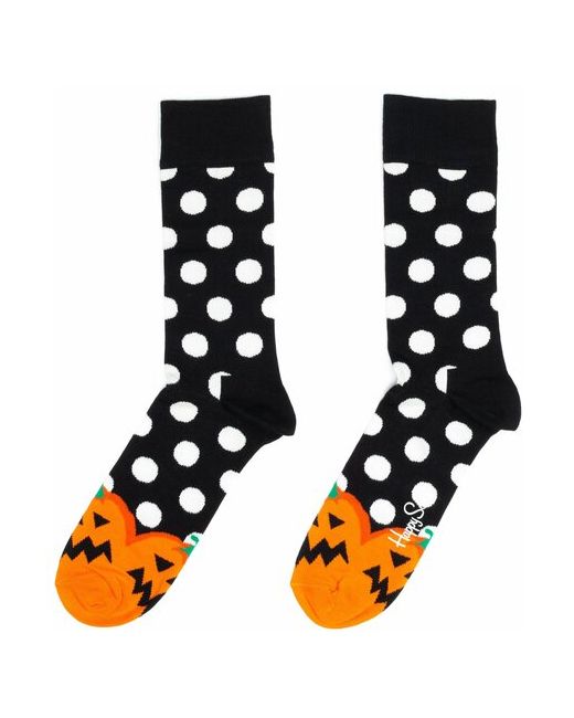 Happy Socks Носки с горошинами к хэллоуину Halloween Big Dot