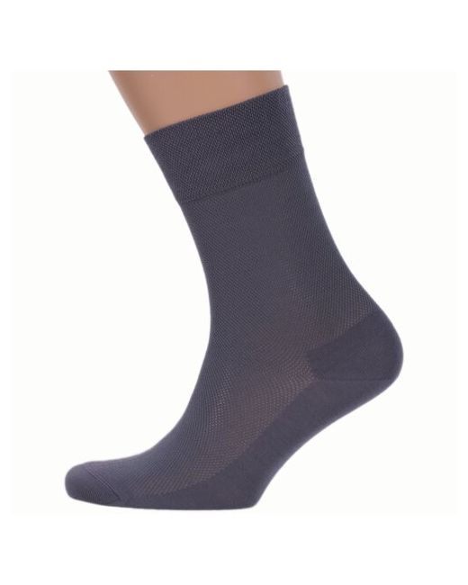 Брестские носки с сеточкой БЧК рис. 101 серые размер 25 40-41