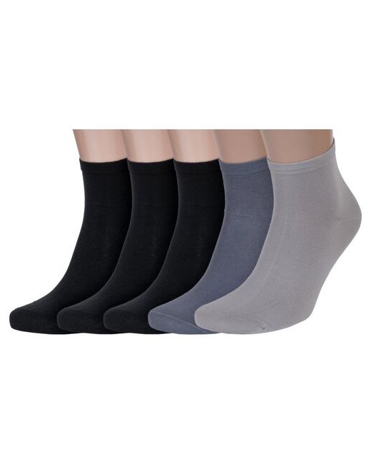 RuSocks Комплект из 5 пар мужских носков Орудьевский трикотаж микс 11 размер 25-27 38-41