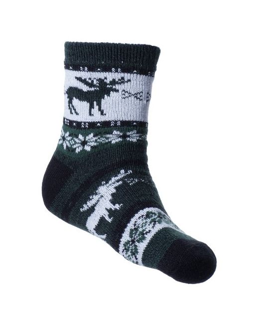 YakTrax Носки Christmas Cabine Socks лес размер 41-46