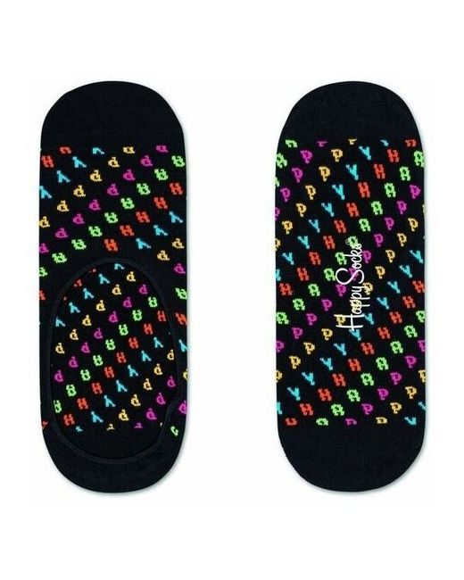 Happy Socks Носки-следки унисекс Happy Liner Sock с цветными надписями 25