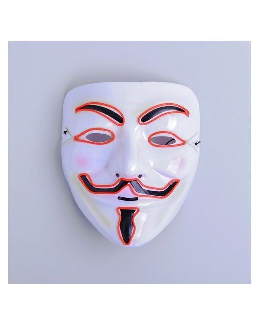 RecoM Карнавальная маска Гай Фокс световая