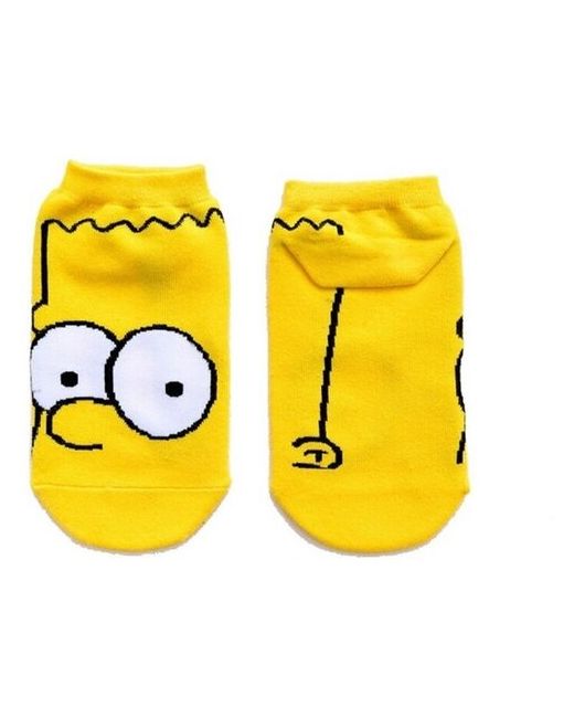 2Beman Носки желтые Барт Симпсон