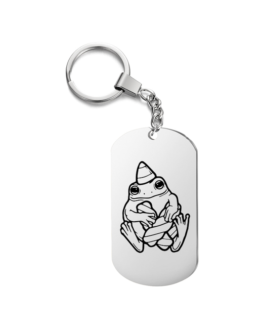 irevive Брелок для ключей лягушка с гравировкой подарочный жетон на сумку ключи в подарок