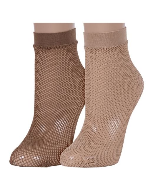 Conte Комплект из 2 пар женских носков микс размер 23-25