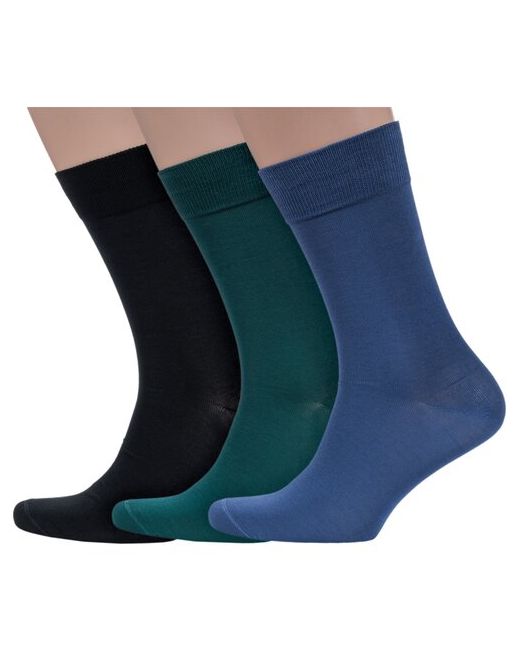 Sergio di Calze Комплект из 3 пар мужских носков PINGONS мерсеризованного хлопка микс 6 размер 29