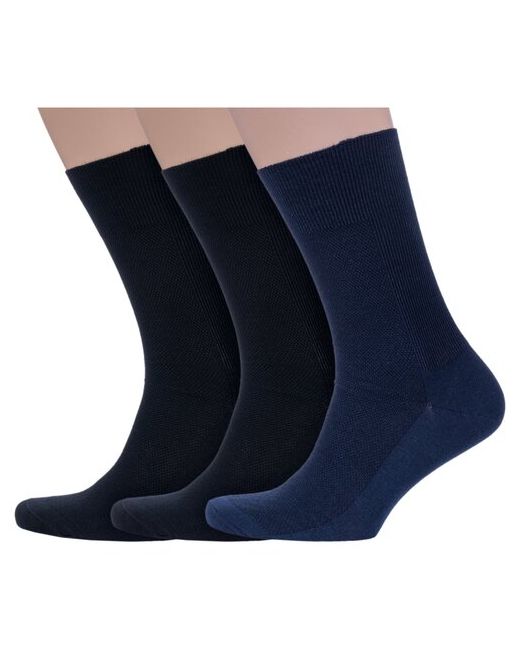 Dr. Feet Комплект из 3 пар мужских медицинских носков PINGONS микс 1 размер 27