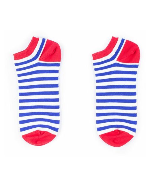 Burning Heels Короткие носки Ankle Stripe Red/Blue 36-38