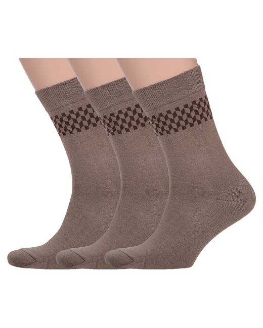 Palama Комплект из 3 пар мужских носков Comfort мдл-10 размер 25 40-41