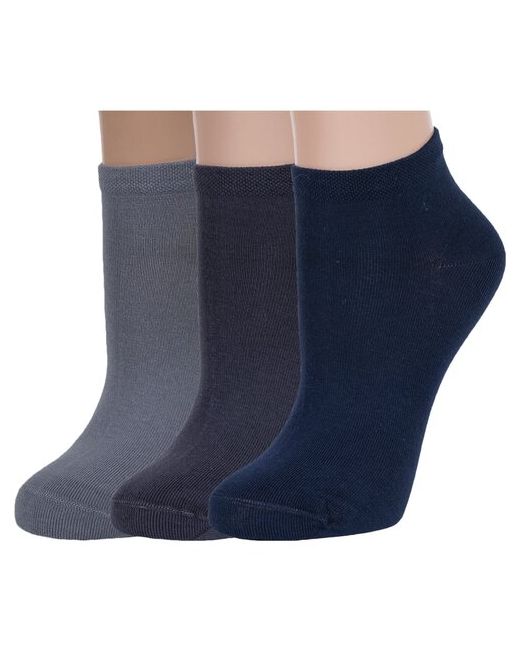 RuSocks Комплект из 3 пар женских носков Орудьевский трикотаж микс 6 размер 23-25