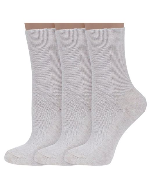 Dr. Feet Комплект из 3 пар женских медицинских носков PINGONS размер 25