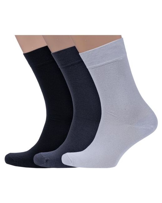 Носкофф Комплект из 3 пар мужских носков алсу микс 4 размер 27-29