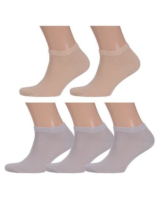 Lorenzline Комплект из 5 пар мужских носков микс 3 размер 27 41-42