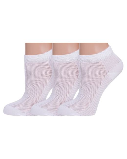 Grinston Комплект из 3 пар женских носков socks PINGONS микромодала размер 23