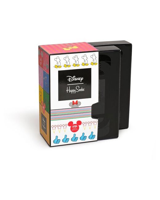 Happy Socks Подарочный комплект носков x Disney 4 Pack VHS Cassete Gift Box Sketches 36-40