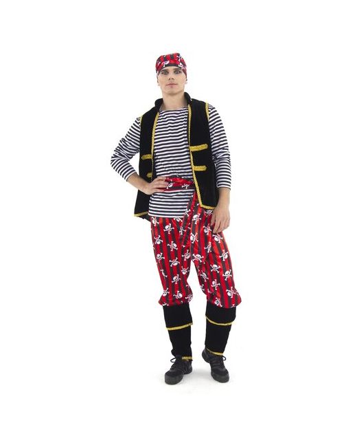Батик Карнавальный костюм для взрослых Пират 50 размер 21-34-50