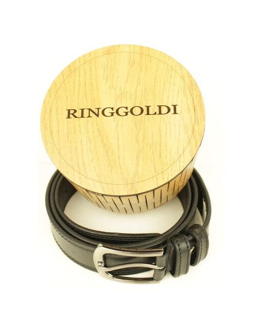 Ringgoldi Кожаный ремень 109 см черного цвета
