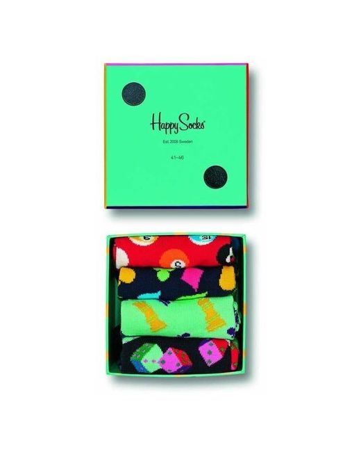 Happy Socks Подарочный набор носков Game Night Gift Box Чулки и колготки разноцветный 25