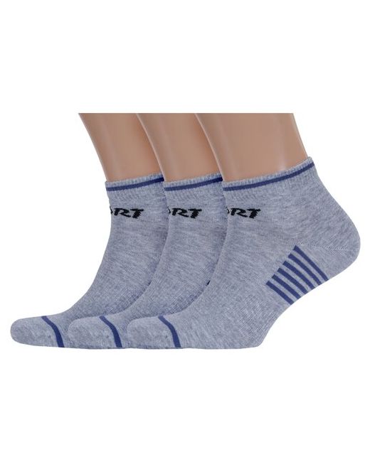 RuSocks Комплект из 3 пар мужских носков Орудьевский трикотаж размер 27-29 42-45