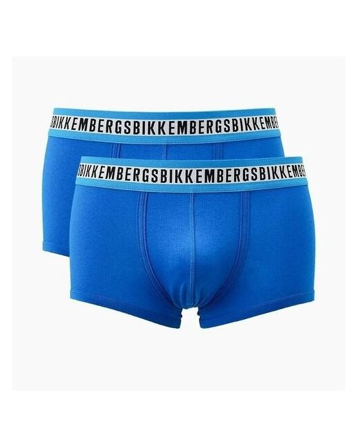 Bikkembergs Трусы-боксеры Fashion Tape 2-Pack Trunk Blue комплект 2 шт. Размер M