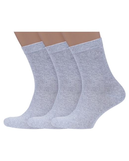 Носкофф Комплект из 3 пар мужских носков алсу светло размер 23-25