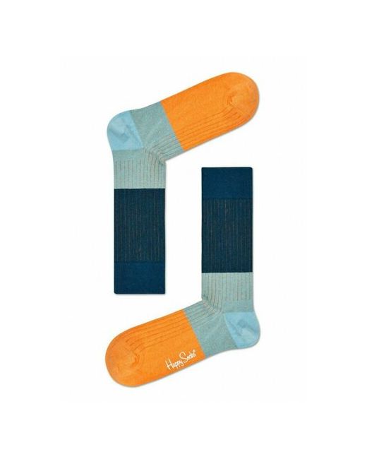 Happy Socks Яркие носки унисекс Block Rib Sock Для синий с красным 29