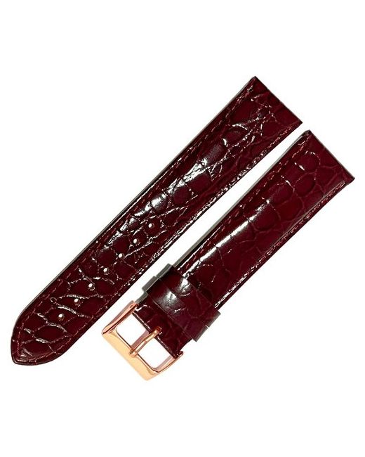 Мила Ремешок 4510-222-201 кожаный ремень для наручных часов из натуральной кожи х20 мм L длинный аллигатор