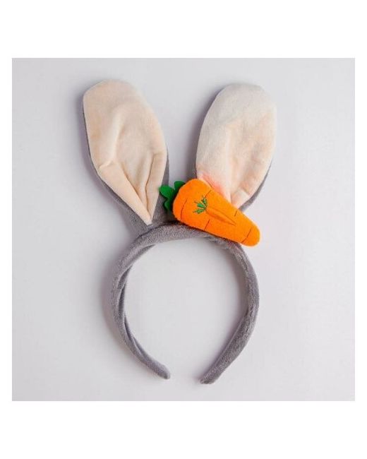 Paulo Maskoni Карнавальный ободок Зайка с морковкой цвета микс