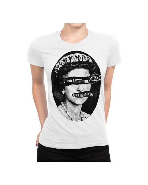 Dream Shirts Футболка с принтом Sex Pistols Королева Елизавета 2XL