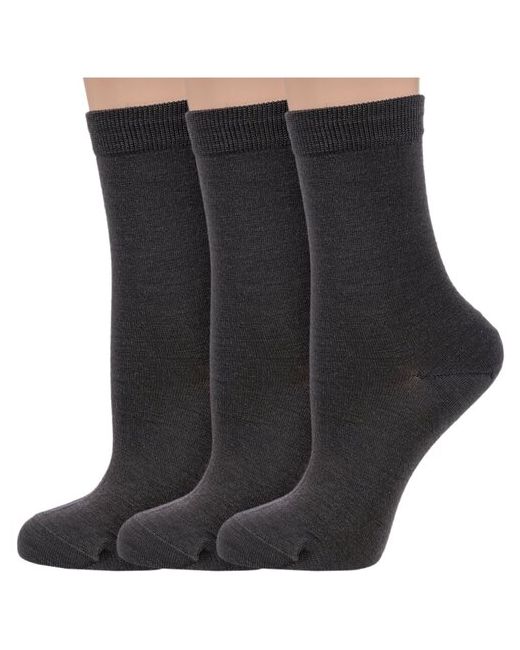 Sergio di Calze Комплект из 3 пар женских шерстяных носков PINGONS размер 23