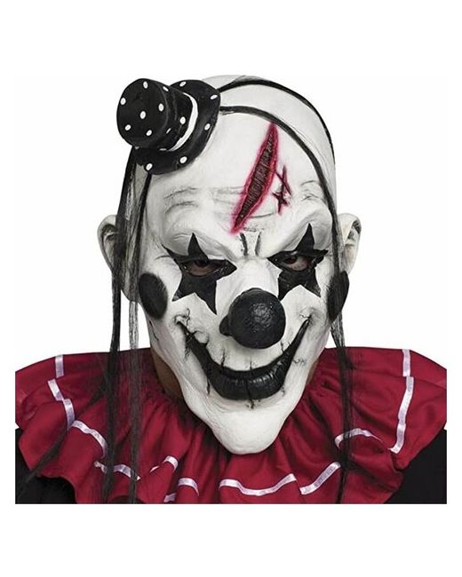 Филькина Грамота Латексная маска Жуткий клоун реквизит для косплея страшная латексная героев фильмов реалистичная на Хэллоуин