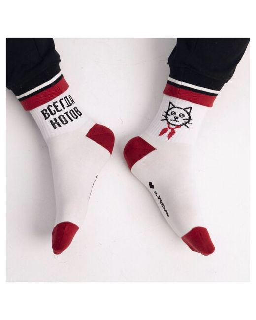 St. Friday Укороченные носки Socks всегда котов размер