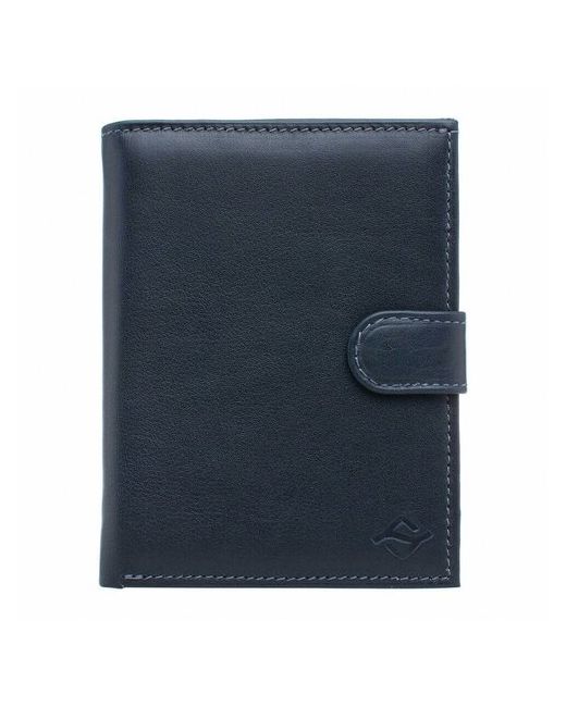 Lakestone Мужской кожаный бумажник водителя портмоне Snatch Dark Blue 10300/DB