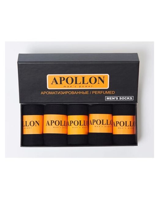 Apollon Комплект носков с наносеребром и дезодорирующим эффектом 5 пар в подарочной упаковке