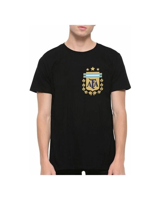 Dream Shirts Футболка DreamShirts Сборная Аргентины в Кармашке Черная L