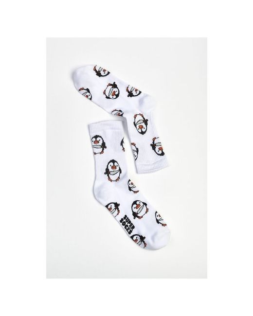 Super socks Носки с принтом Пингвин